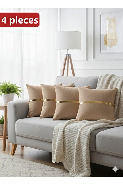 baladı home ev tekstil home collection Luxury Set of 4 Velvet Cushion Covers ...