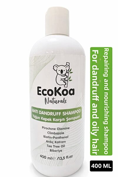 EcoKoa Naturals Anti-Dandruff Shampoo – Intensive Anti-Dandruff and Repairing...