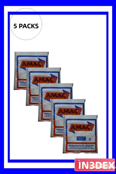 İN3DEX حقيبة رياضية شفافة صغيرة الحجم 25x42 سم 5 عبوات