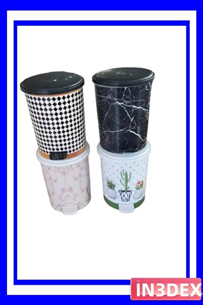 İN3DEX سلة مهملات بدواسة سعة 8 لتر