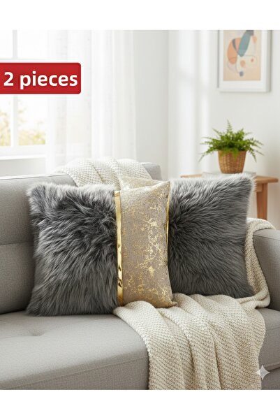 baladı home ev tekstil home collection طقم أغطية وسائد فاخرة من قطعتين - غطاء...