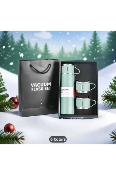 NO NAME طقم ترمس - مع حقيبة هدايا خاصة