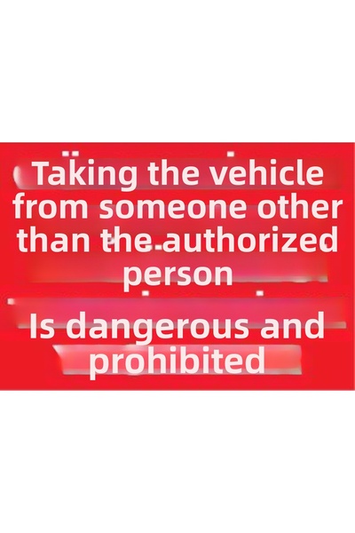 TECHNOPA No One Else's Hand Driving Prohibited Warning Sign by Officer 50X70Cm