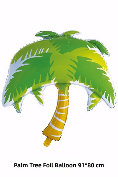 Bunloon Palm Tree Foil Balloon 91×80 cm Tropical Concept Party Decoration Bal...