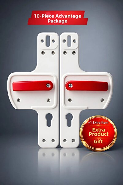 Life 360 مقبض البوابة الحاجزية | آمن للأطفال |   عبوة من 10 قطع مناسبة للمدار...