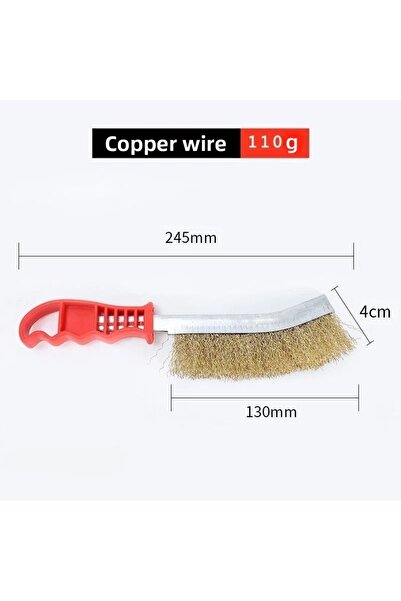 Choice سلك نحاسي 2 قطعة واحدة فرشاة سلكية سلك فولاذي مطلي بالنحاس فرشاة سلك ف...