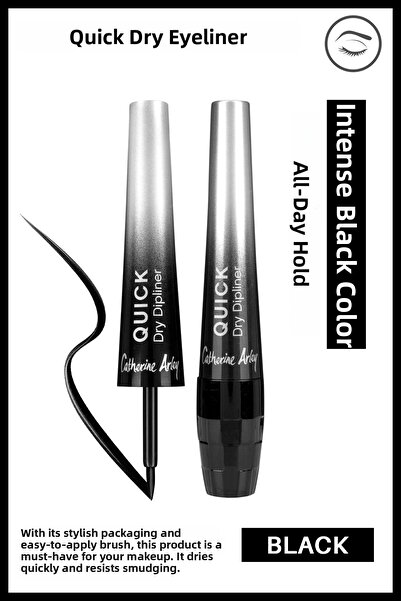 Catherine Arley Ca Quick Dry Dıplıner - Black Dıpliner