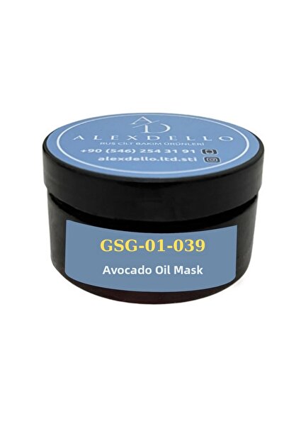 ALEXDELLO AD&GS Gsg-01-039 – Avocado Oil Mask for Dry Skin, Nourishing - 30 Gr