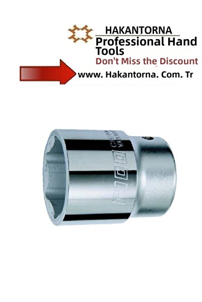 HakanTorna Rico 3/4 21mm 6 Corner Short Socket Heavy-Duty Socket