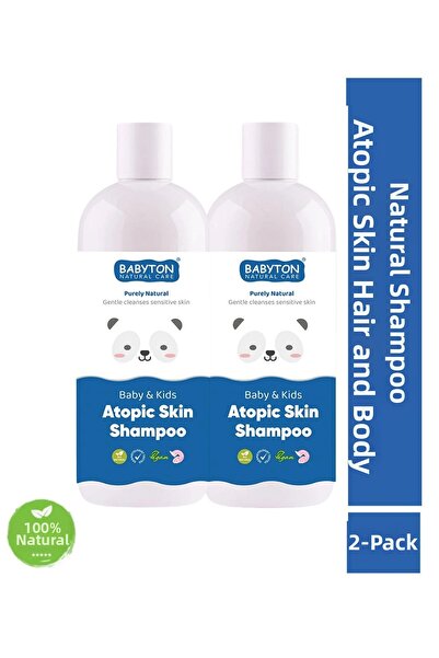 BABYTON Hair and Body Natural Shampoo for Atopic Skin, Set of 2