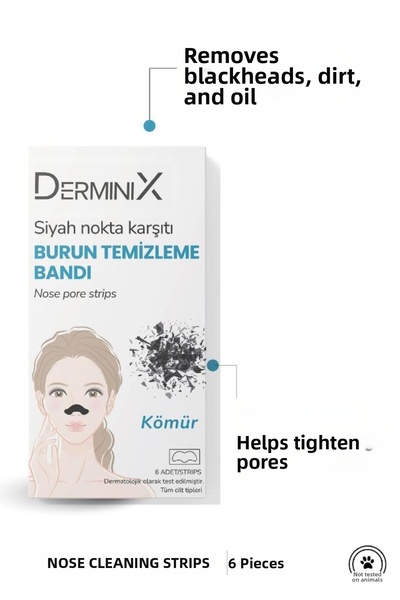 Derminix Charcoal Anti-Blackhead Nose Cleansing Strip