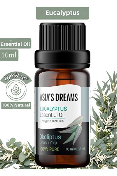 Asia's Dreams زيت الأوكالبتوس 10 مل نقي 100%