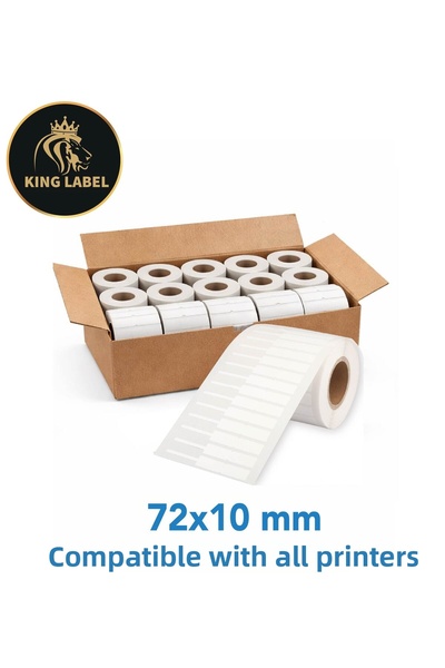 Barcodex Etichetă standard pentru bijutierie de 72 x 10 mm