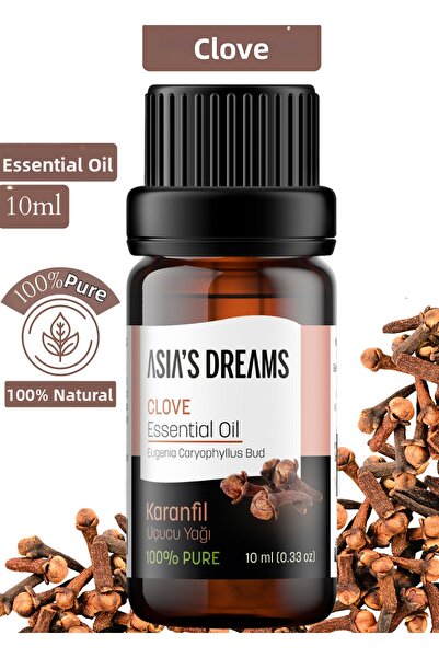 Asia's Dreams زيت القرنفل العطري الطبيعي النقي 100%، العلاج بالروائح والعطر ا...