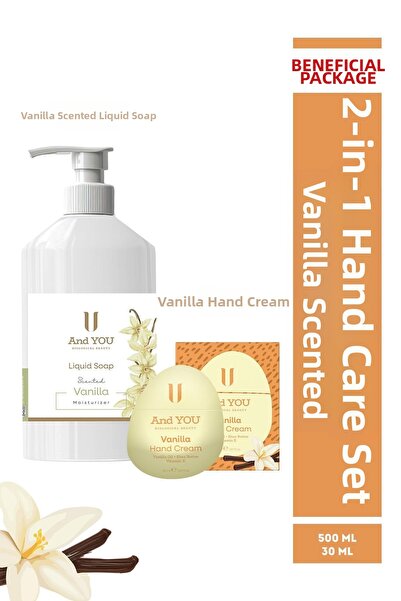 AND YOU Vanilla Scented 2-Piece Hand Care Set