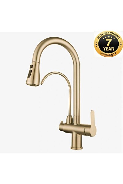 OEM صنبور مطبخ بتدفق مزدوج مع منفذ لتنقية المياه، 3 وظائف، نافورة شلال، ضمان ...