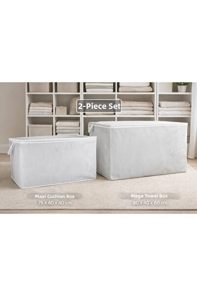 PONÇİK BEBEK Maxi Pillow Storage Bag Large Size & Mega Quilt Storage Bag unde...