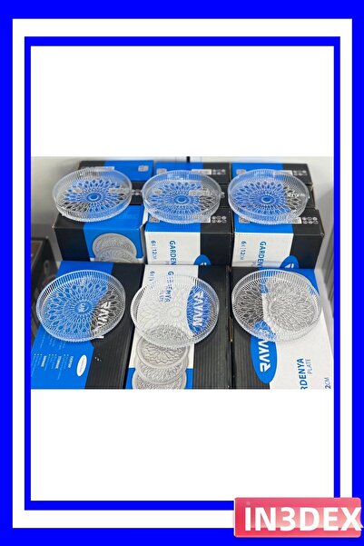 İN3DEX 6-Piece Glass Snack Presentation Set