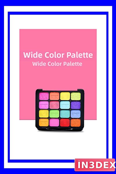 İN3DEX مجموعة ظلال عيون صيفية مكونة من 32 لونًا، تتضمن لوحتين مختلفتين