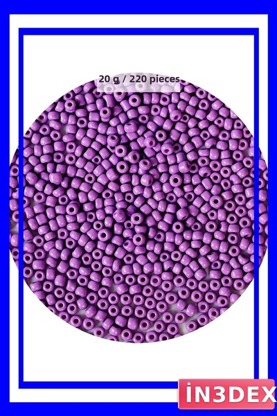 İN3DEX مجموعة خرز زجاجي 4 مم لصناعة الحرف اليدوية والمجوهرات