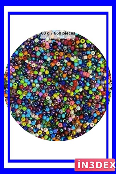 İN3DEX مجموعة خرز زجاجي 4 مم لصنع المجوهرات اليدوية