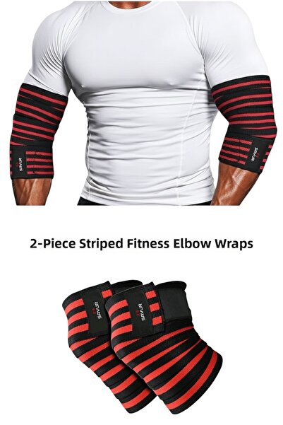 SAVUR Manșon pentru cot pentru fitness, anti-dysplasia, suport, pachet de 2, ...