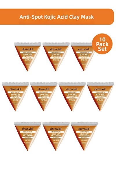 Dermokil Anti-Blemish Kojic Acid Clay Mask 9 ml X 10 Pieces