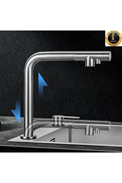 OEM صنبور مطبخ مع منظف مياه أمامي للنافذة، مزود بمنفذ لتنقية المياه، نظام حلز...