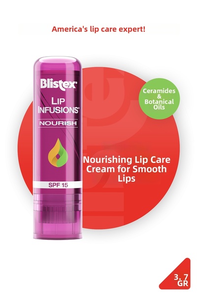 Blistex Lip Infusions Nourish SPF 15 - كريم العناية بالشفاه الناعم