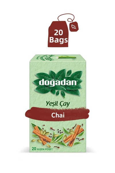 Doğadan شاي أخضر أكاي 20 قطعة