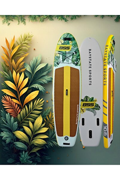 BAYSTATE SPORTS Stand Up Paddle Board 10.6 Inflatable - 320 X 86 X 15cm - Kür...