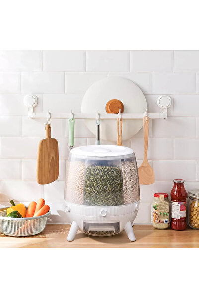 CAN 6 Compartment 360 Degree Rotatable 6 Lt Bakliyat Organizer (5343)