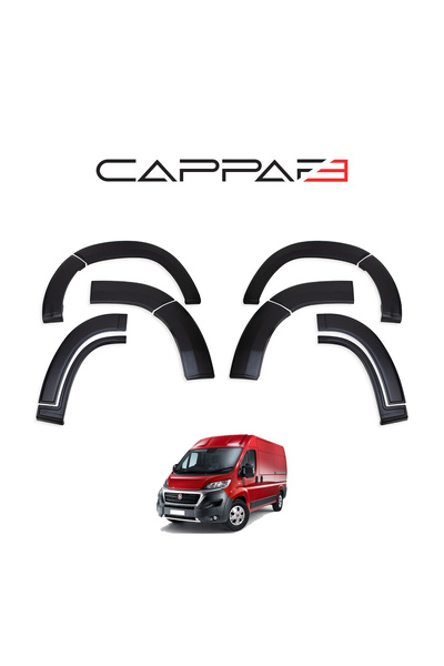 Cappafe Fiat Ducato 2015- Yılı Ve Sonrası Uyumlu Çamurluk Dodik 12 Parça