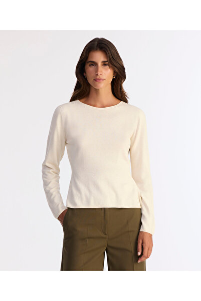 Yargıcı سترة عادية بأكمام طويلة ورقبة على شكل حرف V