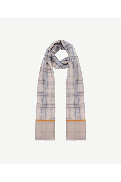 Yargıcı Checkered Wool Shawl