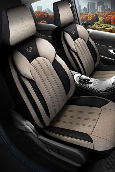 Panda Kılıf غطاء مقعد تلقائي من قماش الكتان من سلسلة PANDA MARSILIA - مجموعة ...