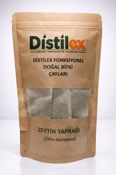 DİSTİLEX Zeytin Yaprağı Süzen Poşet (30 X 1 Gram) 30 Adet Bitki Çayı