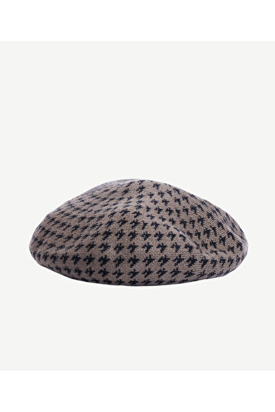Yargıcı Wool Blend Patterned French Hat