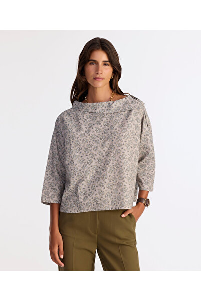 Yargıcı Regular Kayık Yaka Uzun Kol Bluz