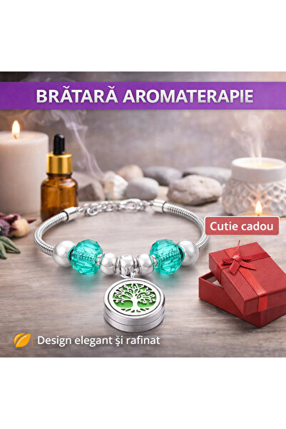 SMARTECH Brățară de aromaterapie, brățară difuzor de uleiuri esențiale V26