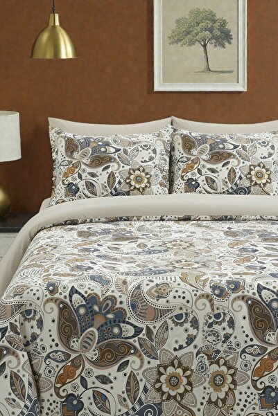 Rimo Home ÇARŞAFI LASTİKLİ ÇİFT KİŞİLİK NEVRESİM TAKIMI