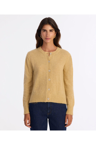 Yargıcı Regular Crew Neck Long Sleeve Cardigan