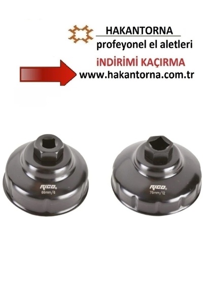 Rico 1/2 Tas Tipi Yağ Filtre Sökme Anahtarı 65/14 Honda, Toyota, Japon