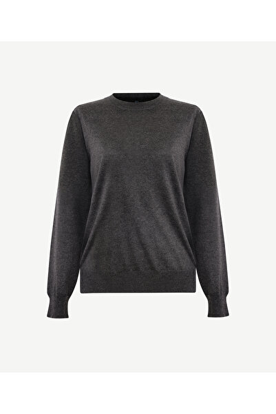 Yargıcı Silk Cashmere Regular Crew Neck Long Sleeve Sweater