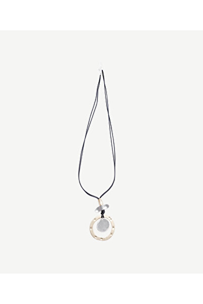 Yargıcı Long Necklace with Metal Tip Detail