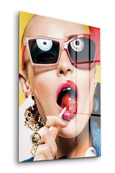 Decovetro Tablou din sticlă Pop Art Nou Modern