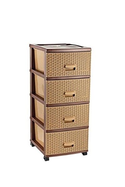 HARLEM Dulap pentru depozitare Komidin™, 4 cutii depozitare, pentru hol, baie...