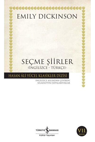 TÜRKİYE İŞ BANKASI KÜLTÜR YAYINLARI Seçme Şiirler - Hasan Ali Yücel Klasikleri