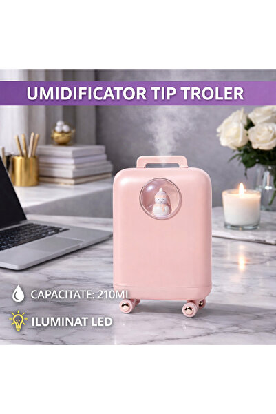 SMARTECH Umidificator de aer, purificator de aer, rezervor de 210 ml, cu ilum...