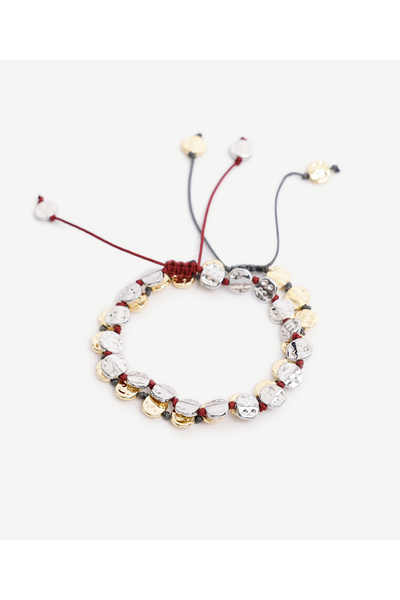 Yargıcı Gold and Silver Detailed Bracelet Set